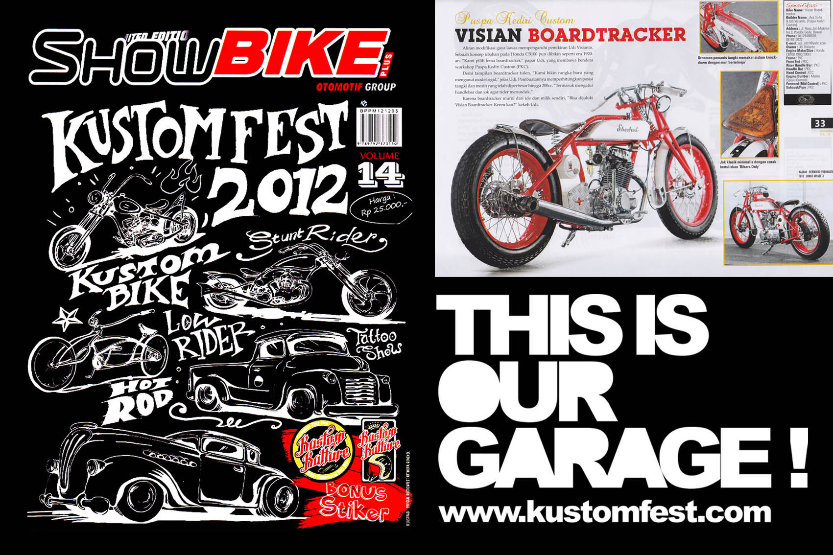 “VISIAN BOARDTRACKER” PUSPA KEDIRI CUSTOM