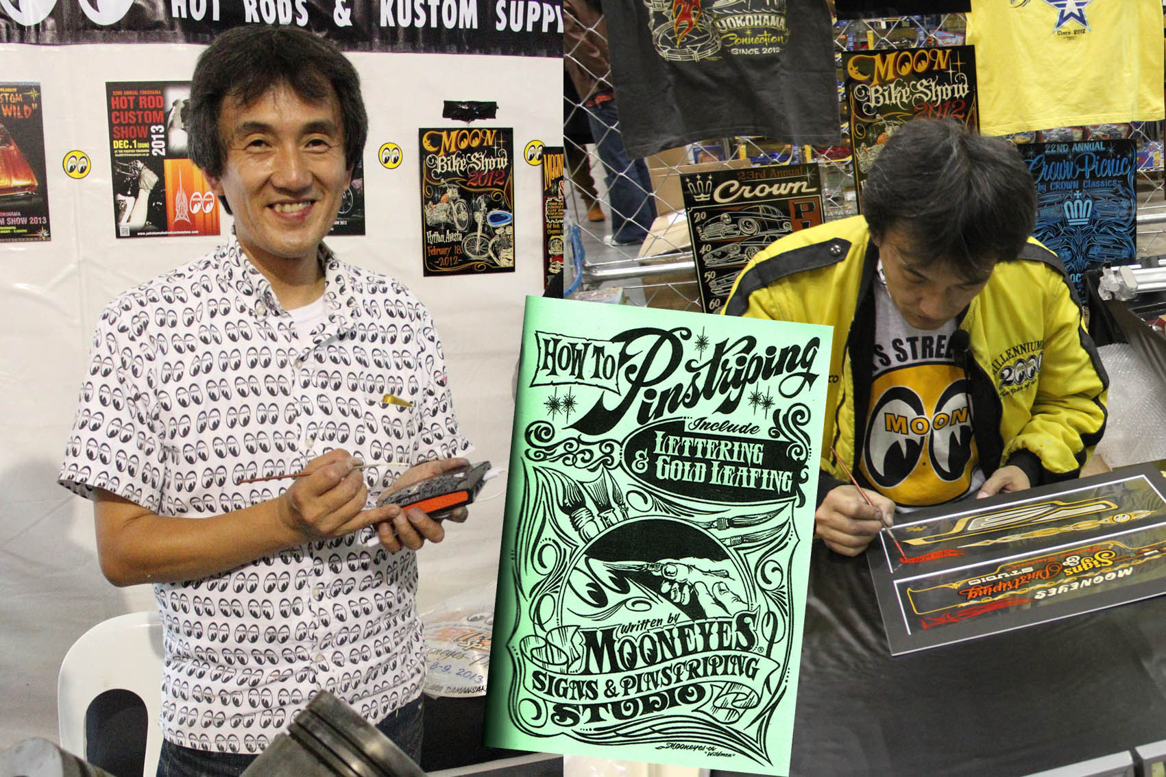 KUSTOMFEST 2013 dan Maestro Pinstriping Hiro“Wildman”Ishii