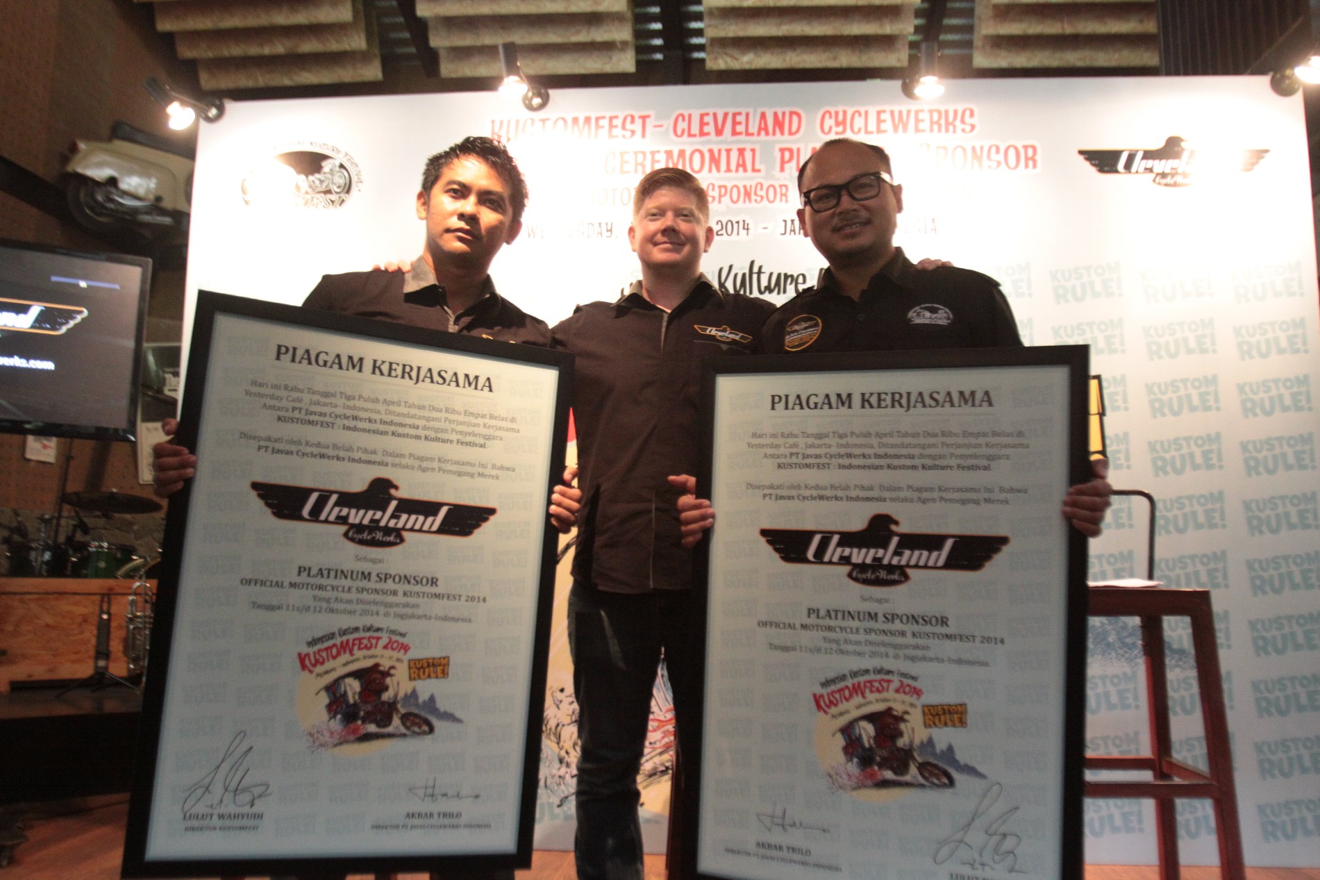 Cleveland CycleWerks Dukung Kustom Kulture Indonesia