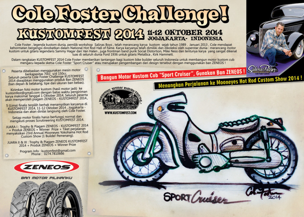 Cole Foster Challenge KUSTOMFEST 2014 - ZENEOS