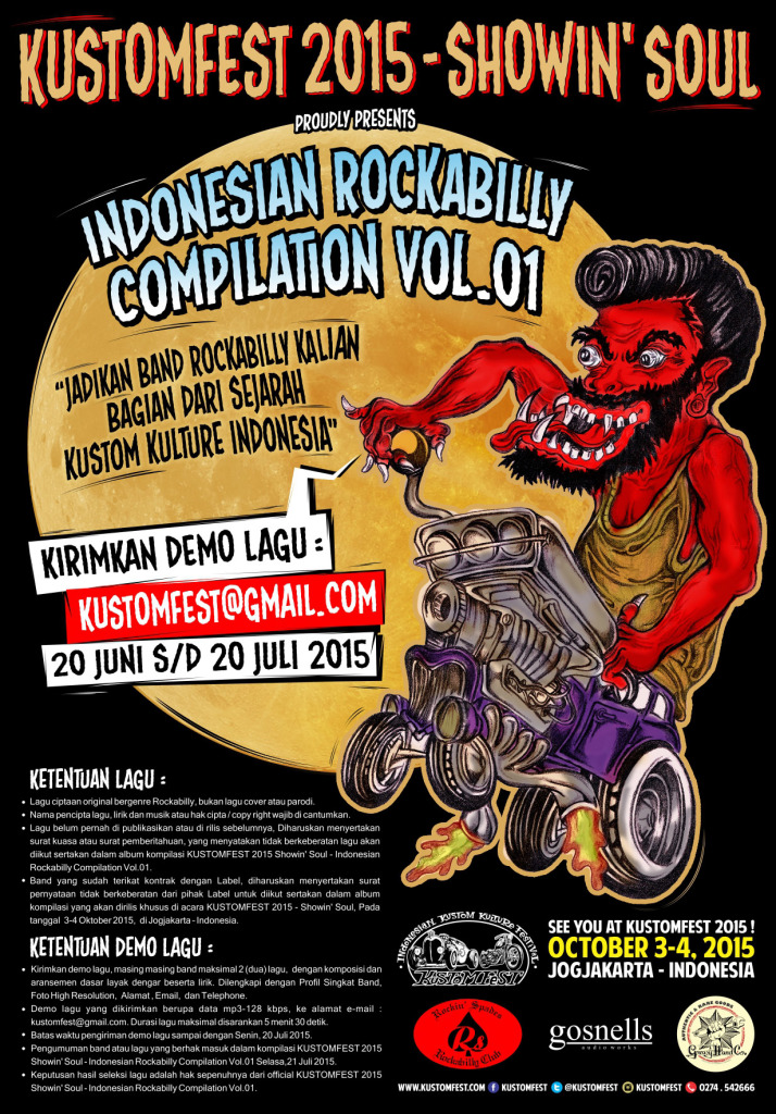 KUSTOMFEST 2015 ROCKABILLY INDONESIA