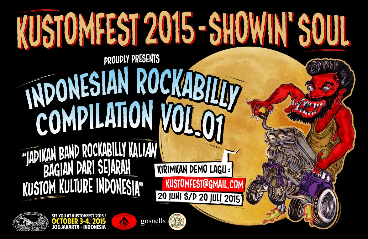 Ikuti ! Album Kompilasi Rockabilly KUSTOMFEST 2015
