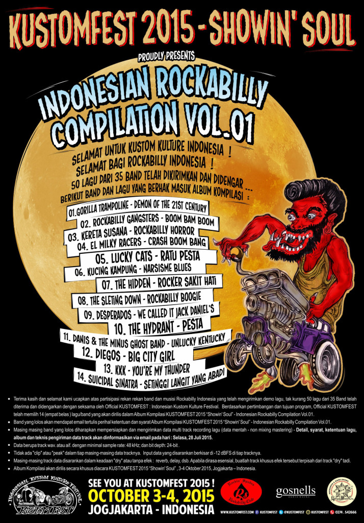 KUSTOMFEST 2015 ROCKABILLY INDONESIA Vol 01