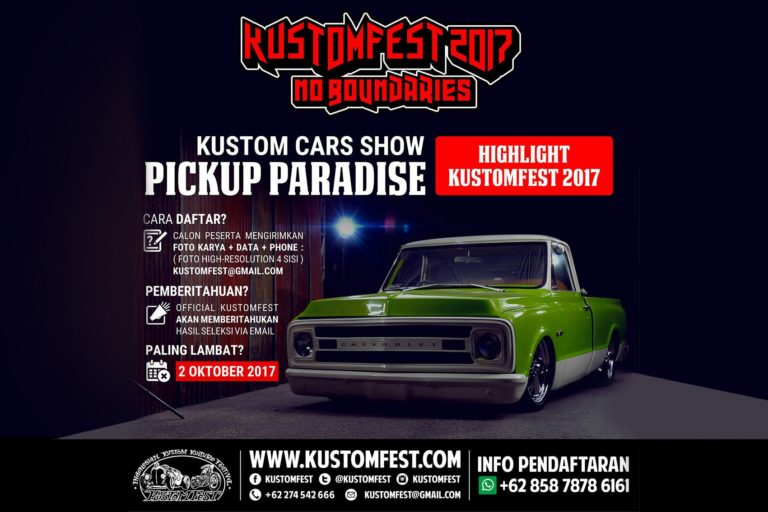 ROAD TO KUSTOMFEST 2017 : Pick-Up Paradise !