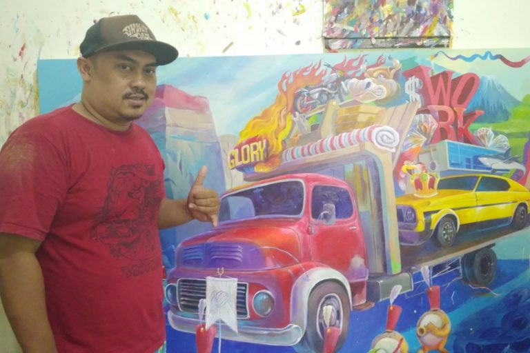 DIKI LEOS, ILUSTRATOR ARTWORK KUSTOMFEST 2017-NO BOUNDARIES