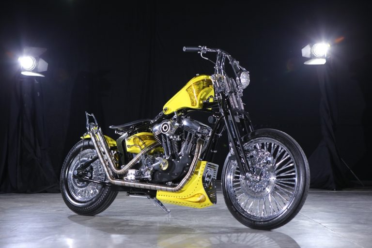 Plan B & Kaweng Spooler Yogya – HD Sportster XL Evo 99 ‘Prince Yellow’